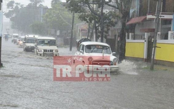 Ministers inspect drainage mechanism in Agartala Ministers inspect drainage mechanism in Agartala